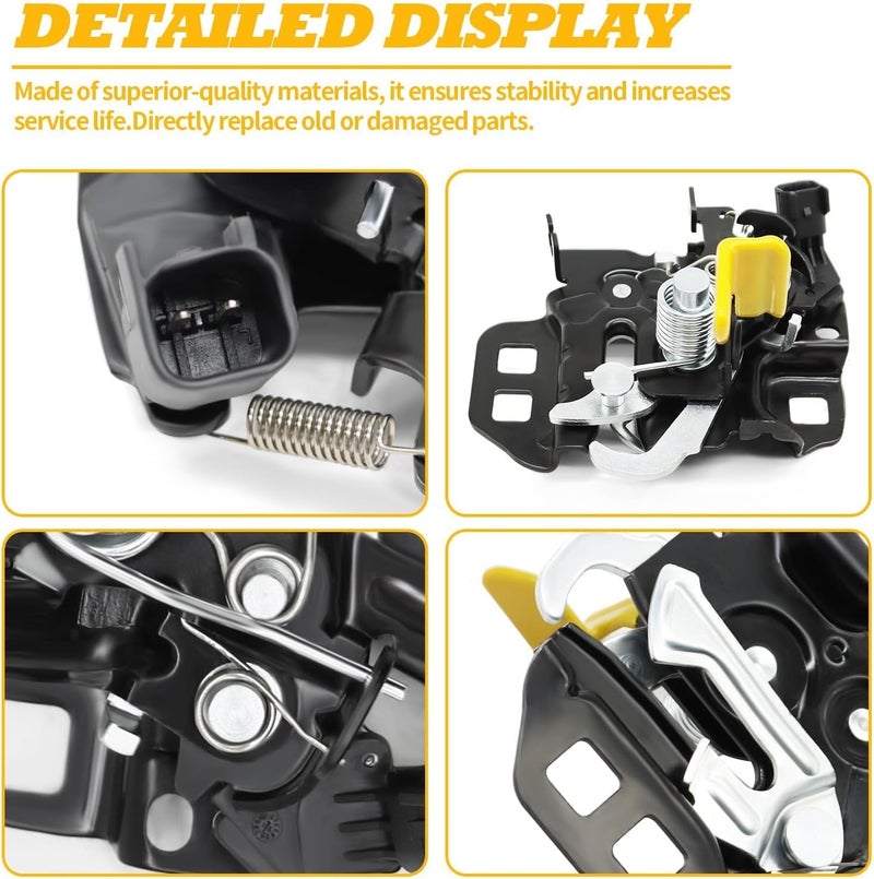Jecoupoon FR3Z-16700-B Hood Latch Lock Compatible with Mustang 2015-2019 Front Hood Latches FR3Z16700B - Image 3